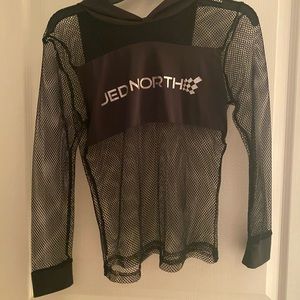 Long sleeve see-through shirt